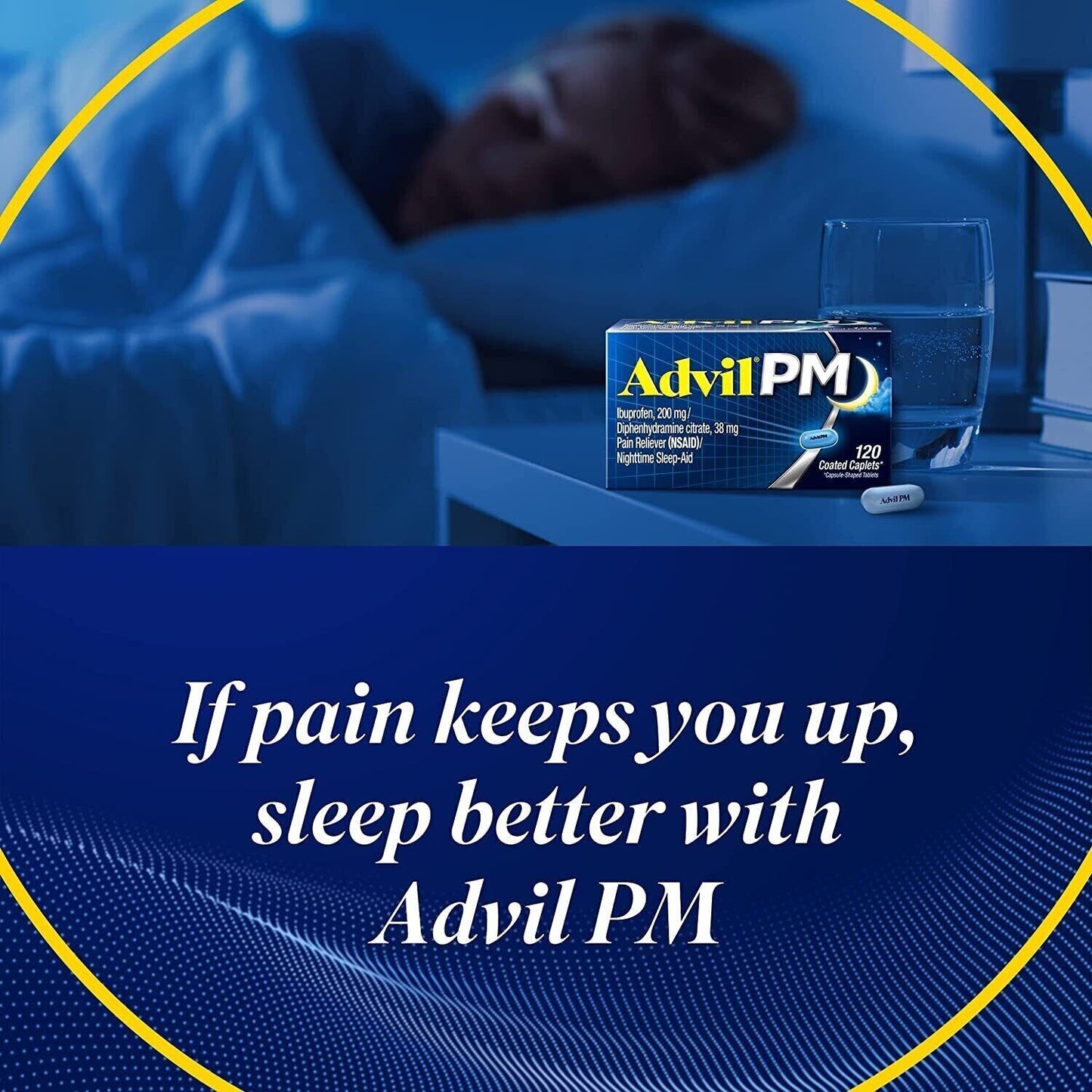 Advil PM Pain Reliever/Nighttime Sleep Aid 120ct Coated Caplet - My Store