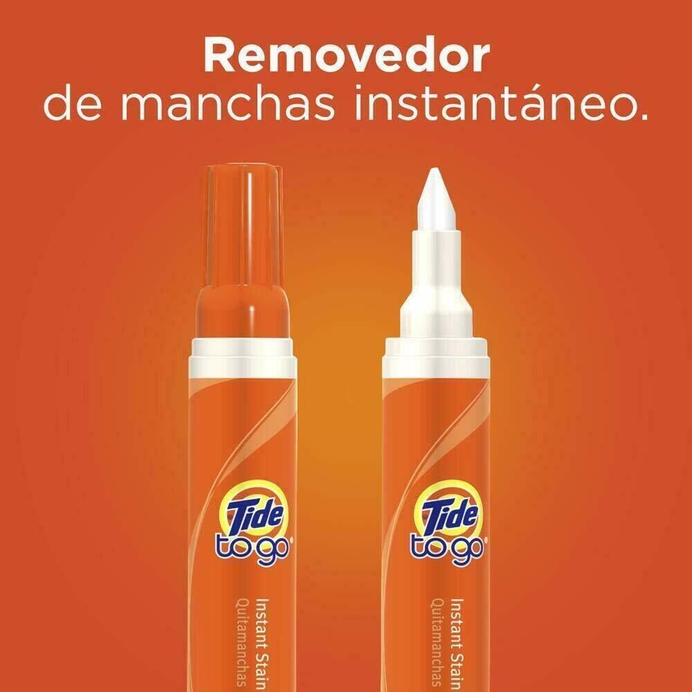 NEW 3x Tide To Go Instant Stain Remover Liquid Pen 3 Count Laundry Washing - myvitamincentre