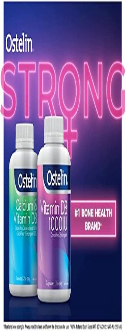 Ostelin Calcium & Vitamin D - D3 for Bone Health + Immune Support, 250 Tablets - myvitamincentre