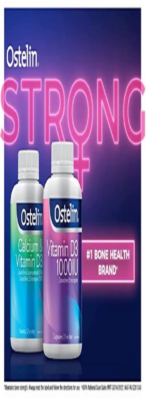 Ostelin Calcium & Vitamin D - D3 for Bone Health + Immune Support, 250 Tablets - myvitamincentre
