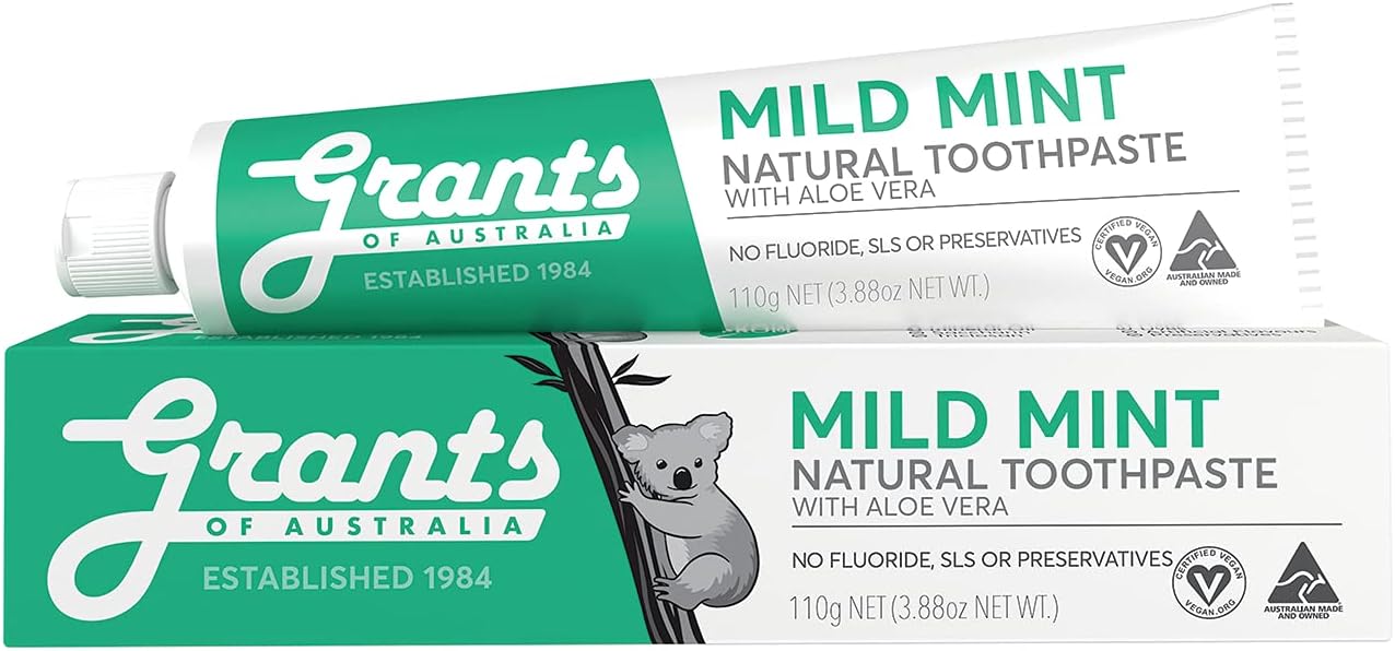 Grants Mild Mint Toothpaste, 110 g - myvitamincentre