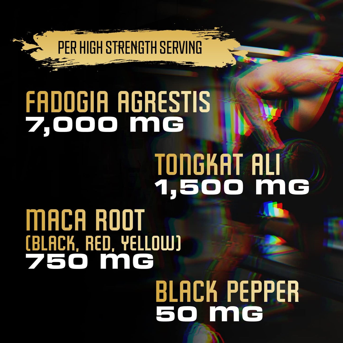 Fadogia Agrestis Capsules 9300mg - 100 Capsules with Fadogia Agrestis, Tongkat Ali, Maca - for Healthy Testosterone Level and Support Energy and Endurance - myvitamincentre