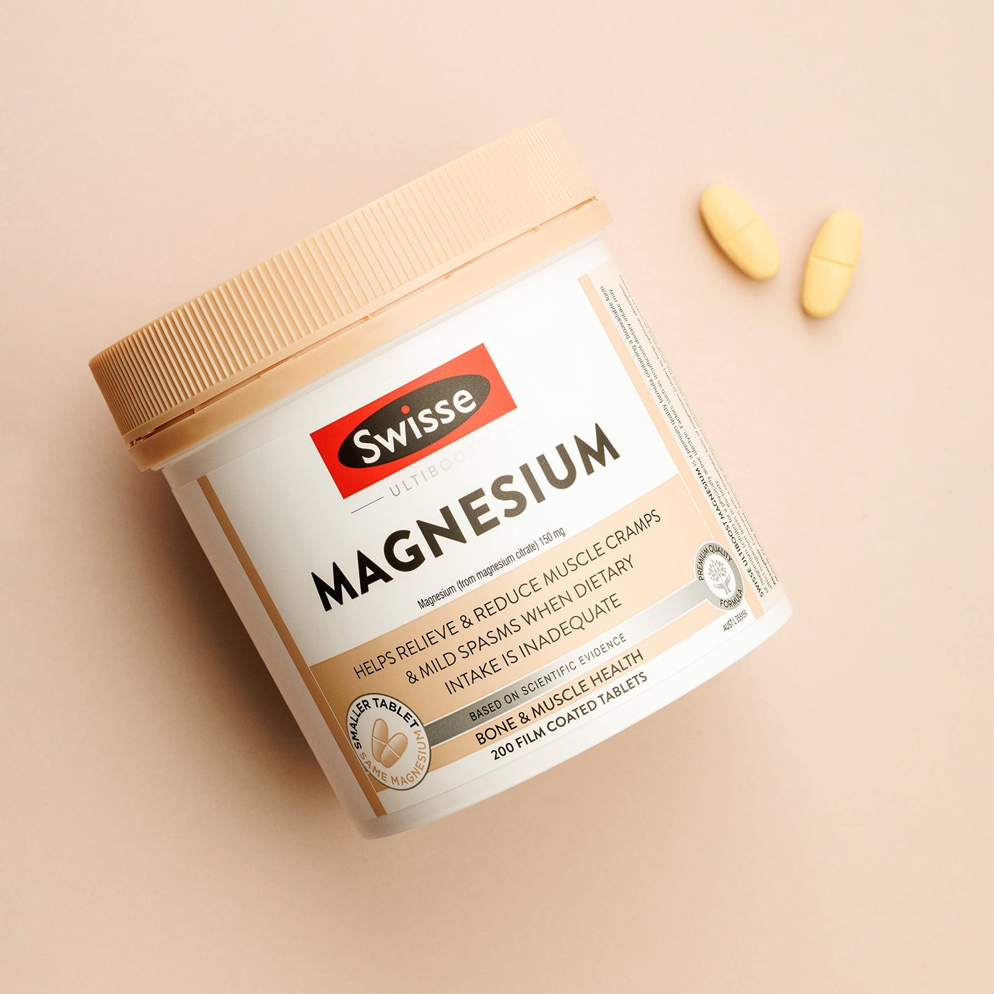 Swisse Ultiboost Magnesium | Helps Maintain a Healthy Nervous System & Muscle Function | 200 Tablets - myvitamincentre