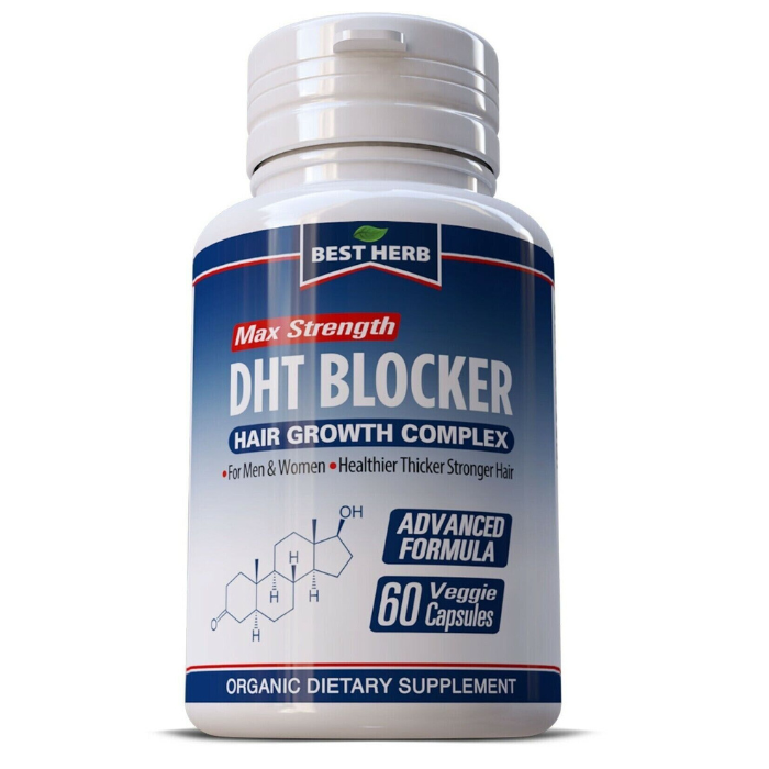 DHT BLOCKER Advanced Hair Formula STIMULATE GROWTH Anti Loss Natural Supplement - myvitamincentre