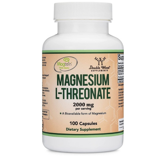MAGNESIUM L-THREONATE 2200mg Brain + Cognitive Health Memory Focus Deeper Sleep - myvitamincentre