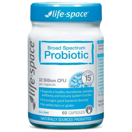 Life-Space Broad Spectrum Probiotic Capsules - 32 Billion CFU - 15 Strains, 60 count - My Store