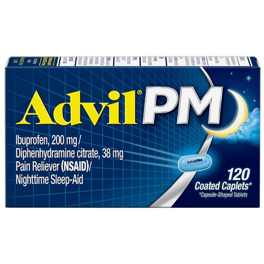 Advil PM Pain Reliever/Nighttime Sleep Aid 120ct Coated Caplet - My Store