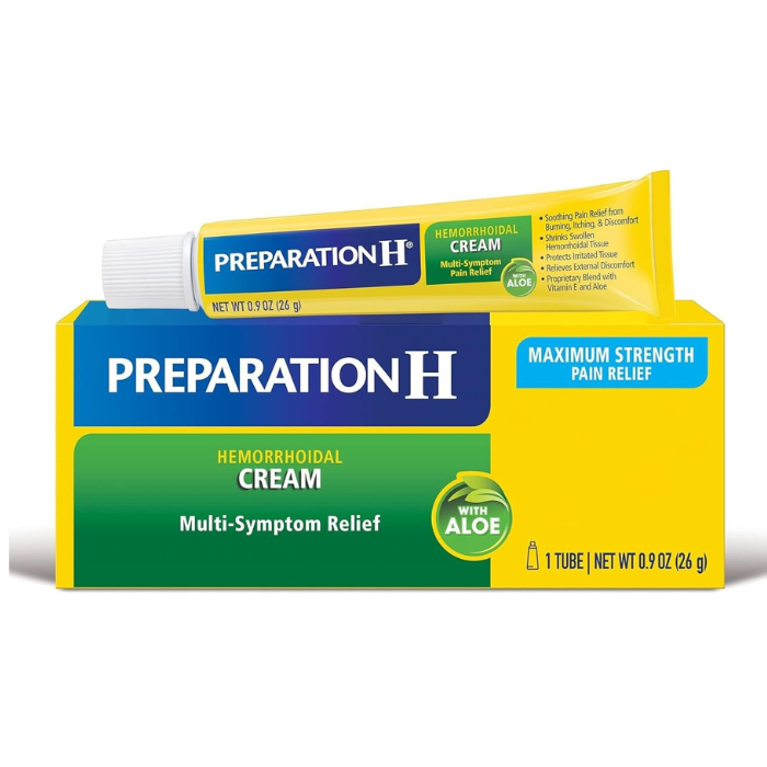 Preparation H Hemorrhoidal Cream With Aloe 26g / 0.9oz Tube - FREE SHIPPING AU - myvitamincentre