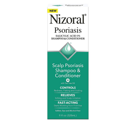 Nizoral Scalp Psoriasis Shampoo & Conditioner Itchy Dry Eczema Relief 325mL NEW - myvitamincentre