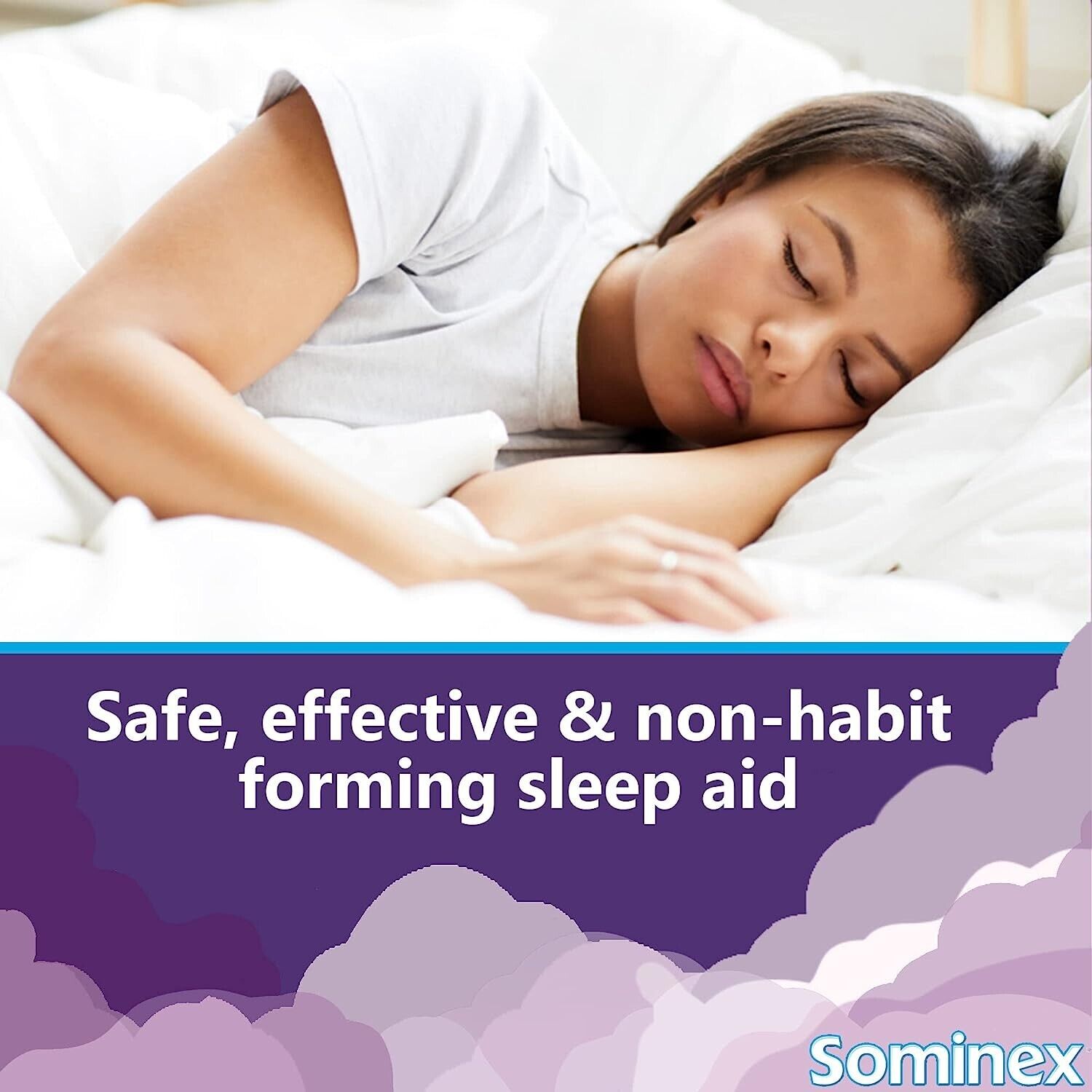 SOMINEX SLEEP AID NIGHT TIME ORIGINAL FORMULA VALUE PACK 72 TABS - myvitamincentre