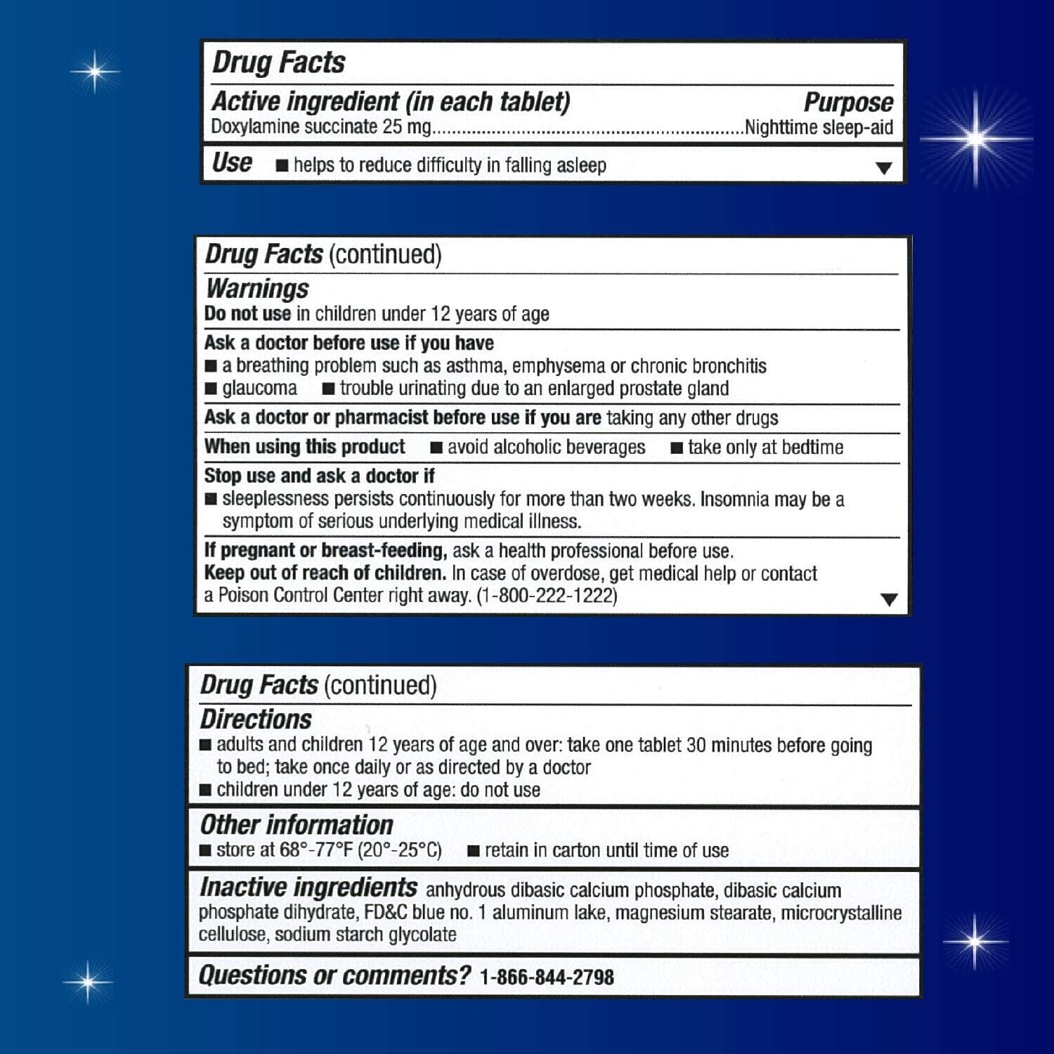 Unisom Sleep Tabs Tablets, 48-Count - myvitamincentre