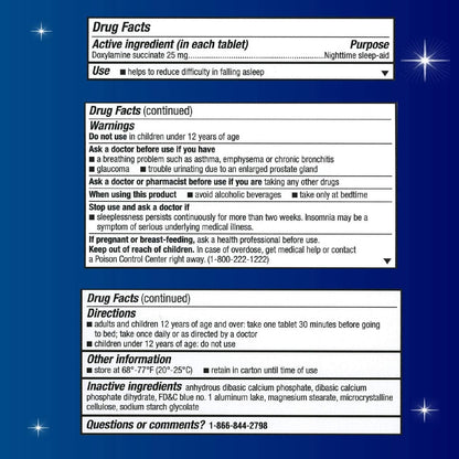Unisom Sleep Tabs Tablets, 48-Count - myvitamincentre