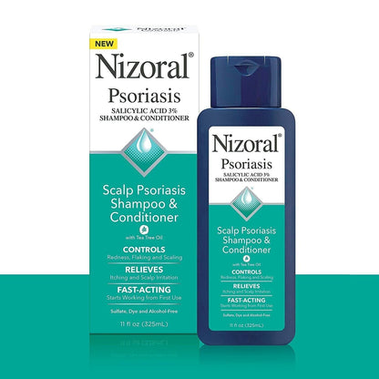 Nizoral Scalp Psoriasis Shampoo & Conditioner Itchy Dry Eczema Relief 325mL NEW - myvitamincentre