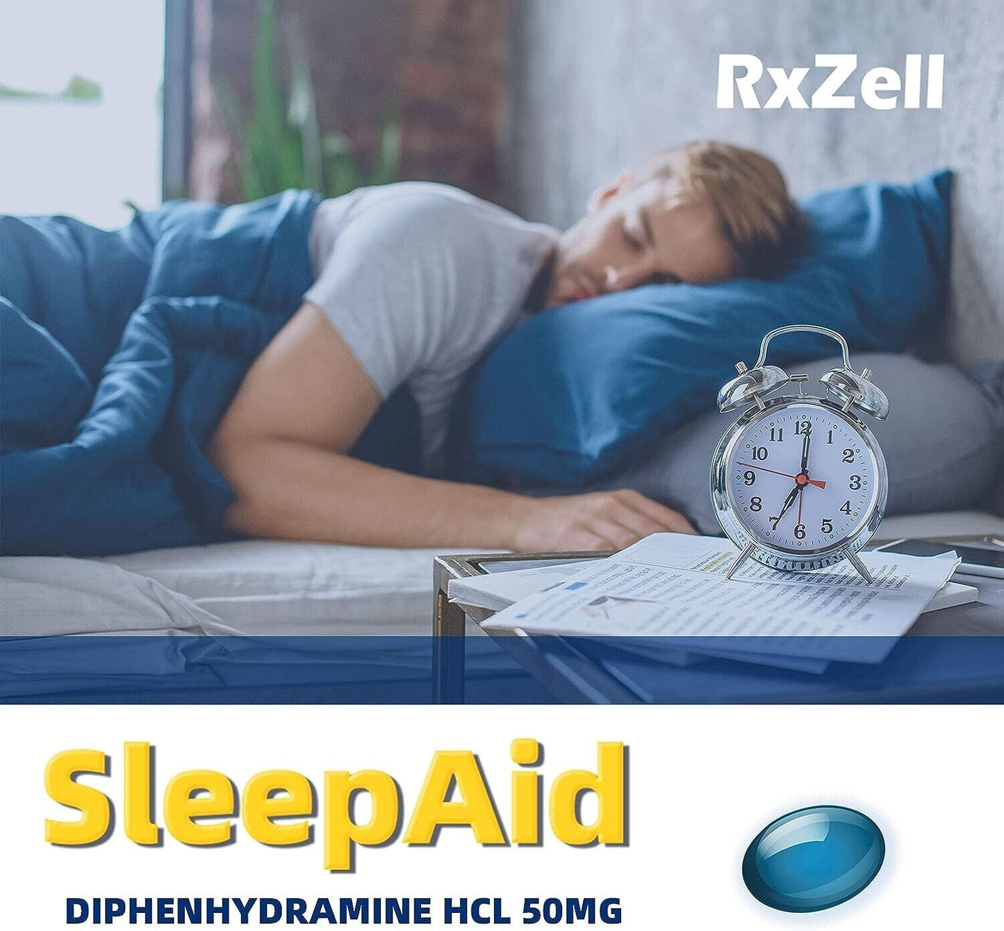 RxZell Sleep Aid 50mg 220 Softgels - FRESH AU STOCK - myvitamincentre