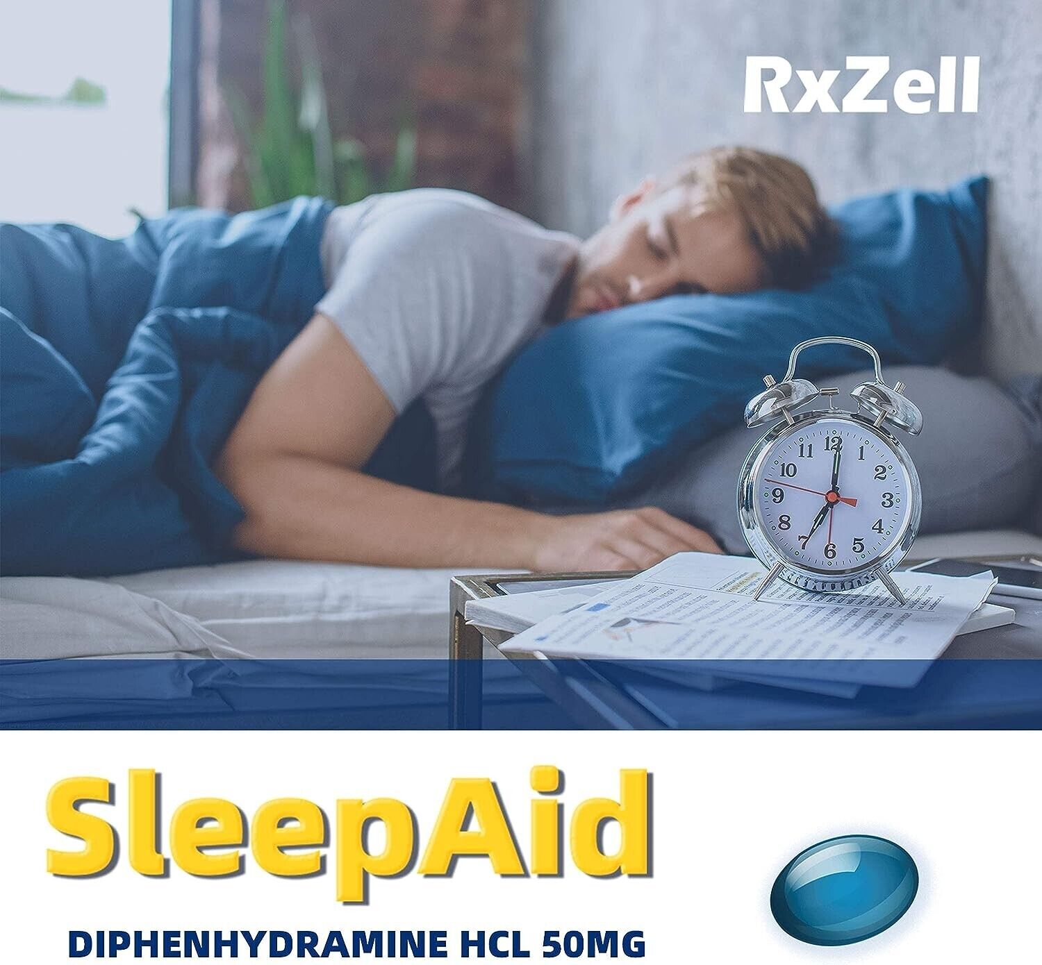 RxZell Sleep Aid 50mg 220 Softgels - FRESH AU STOCK - myvitamincentre