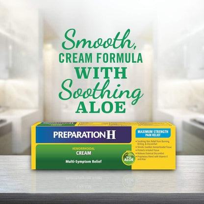 Preparation H Hemorrhoidal Cream With Aloe 26g / 0.9oz Tube - FREE SHIPPING AU - myvitamincentre