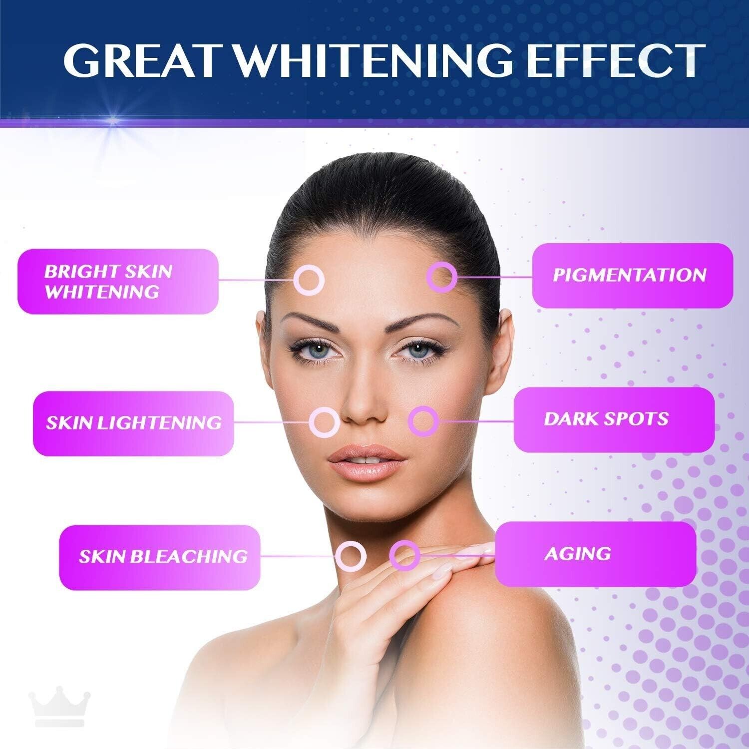 SKIN WHITENING GLUTATHIONE 2000mg Per Serve Brightening Lightening Pills 120 Cap - myvitamincentre