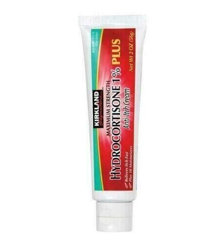 Kirkland 1% Hydrocortizone 56g Cream Skin Eczema Dematitis Anti Itching Relief - myvitamincentre