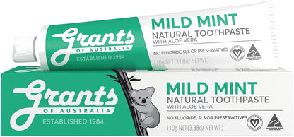 Grants Mild Mint Toothpaste, 110 g - myvitamincentre