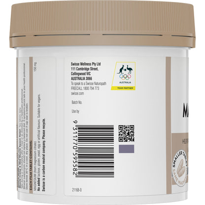 Swisse Ultiboost Magnesium | Helps Maintain a Healthy Nervous System & Muscle Function | 200 Tablets - myvitamincentre