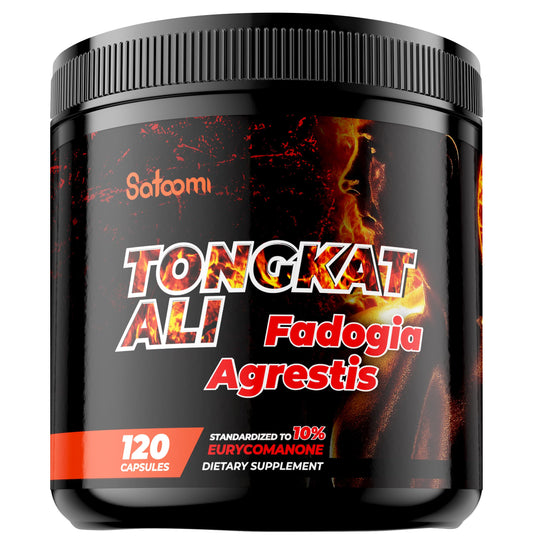 Satoomi Longjack Tongkat Ali for Men with Fadogia Agrestis Extract - Highest Potency 320,000mg 300x 10% Eurycomanone Fadogia Agrestis and Tongkat Ali Supplement - Support Energy, Athletic Performance - myvitamincentre